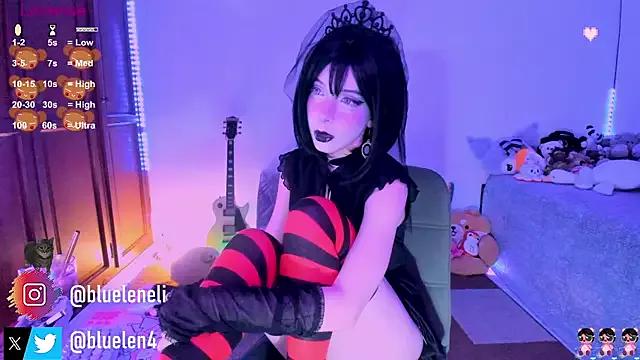 bluelen from StripChat is Freechat