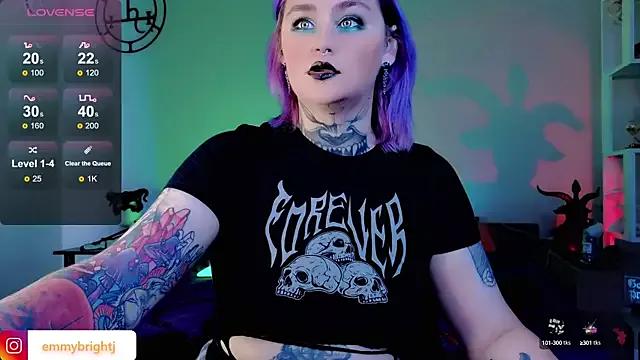 Emmybrightj_ from StripChat is Freechat
